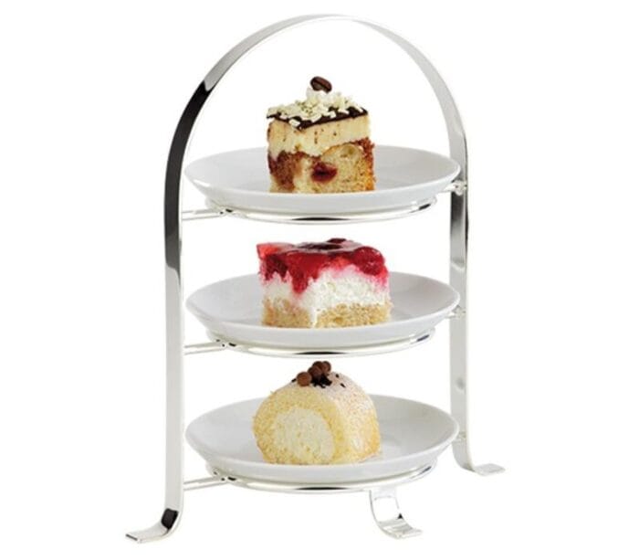 Etagère zilver incl. 3 borden