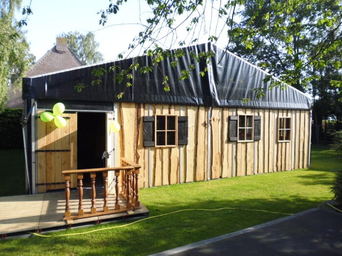 Skihut / Herberg 10 meter breed (lengte per 5 meter) - Afbeelding 4